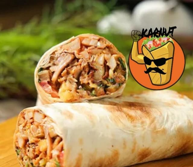 Chicken shawarma with lavash